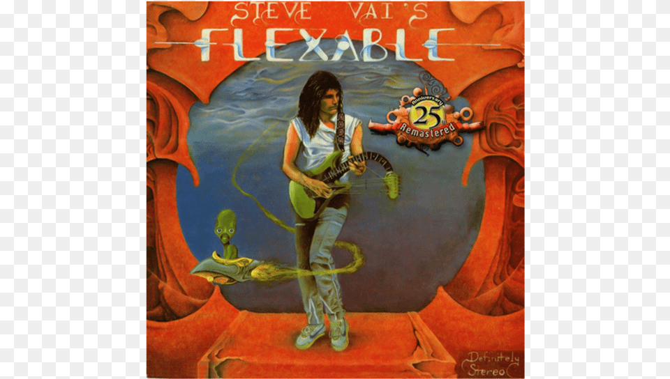 Flex Able 25th Anniversary Remaster Cd Steve Vai Flex Able Vinyl, Publication, Book, Teen, Boy Free Transparent Png