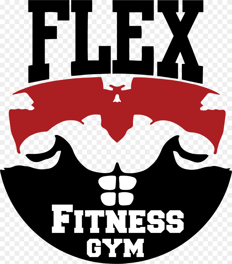Flex Fitness Gym Emblem, Logo, Stencil, Symbol Free Transparent Png