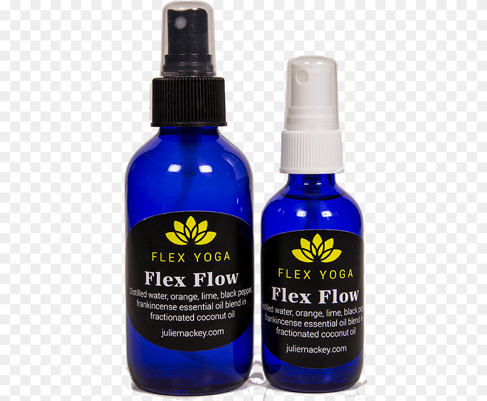 Flex Flow Blue Two Spray Bottles 2 Cosmetics, Bottle, Perfume, Tin Png Image