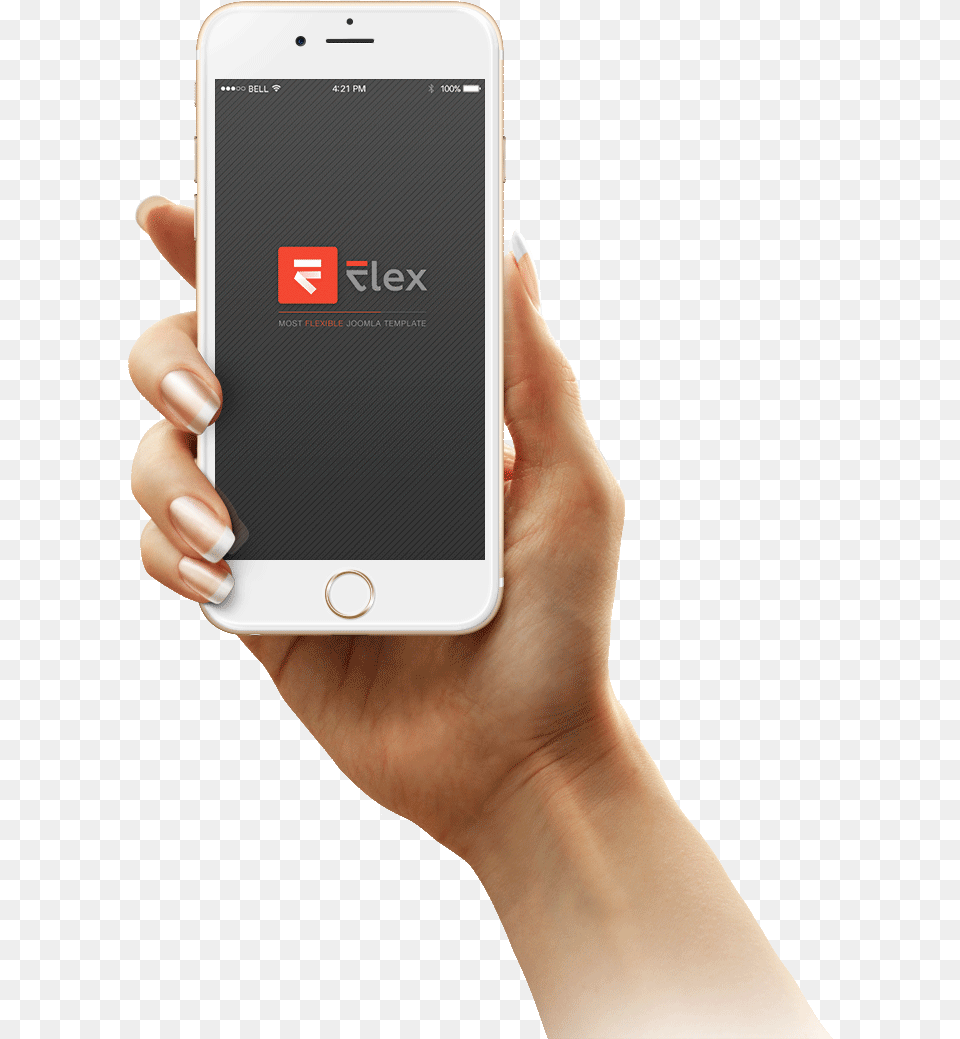 Flex Iphone6 Hand Frontview Emergency Response System Phone, Electronics, Mobile Phone, Iphone, Adult Free Png