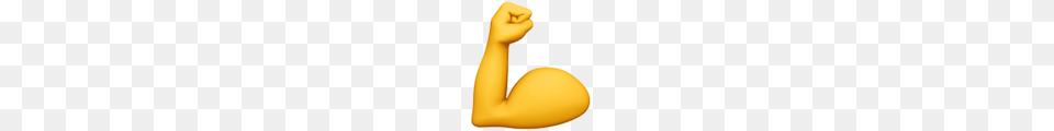 Flexed Biceps Emoji, Arm, Body Part, Person, Device Free Png