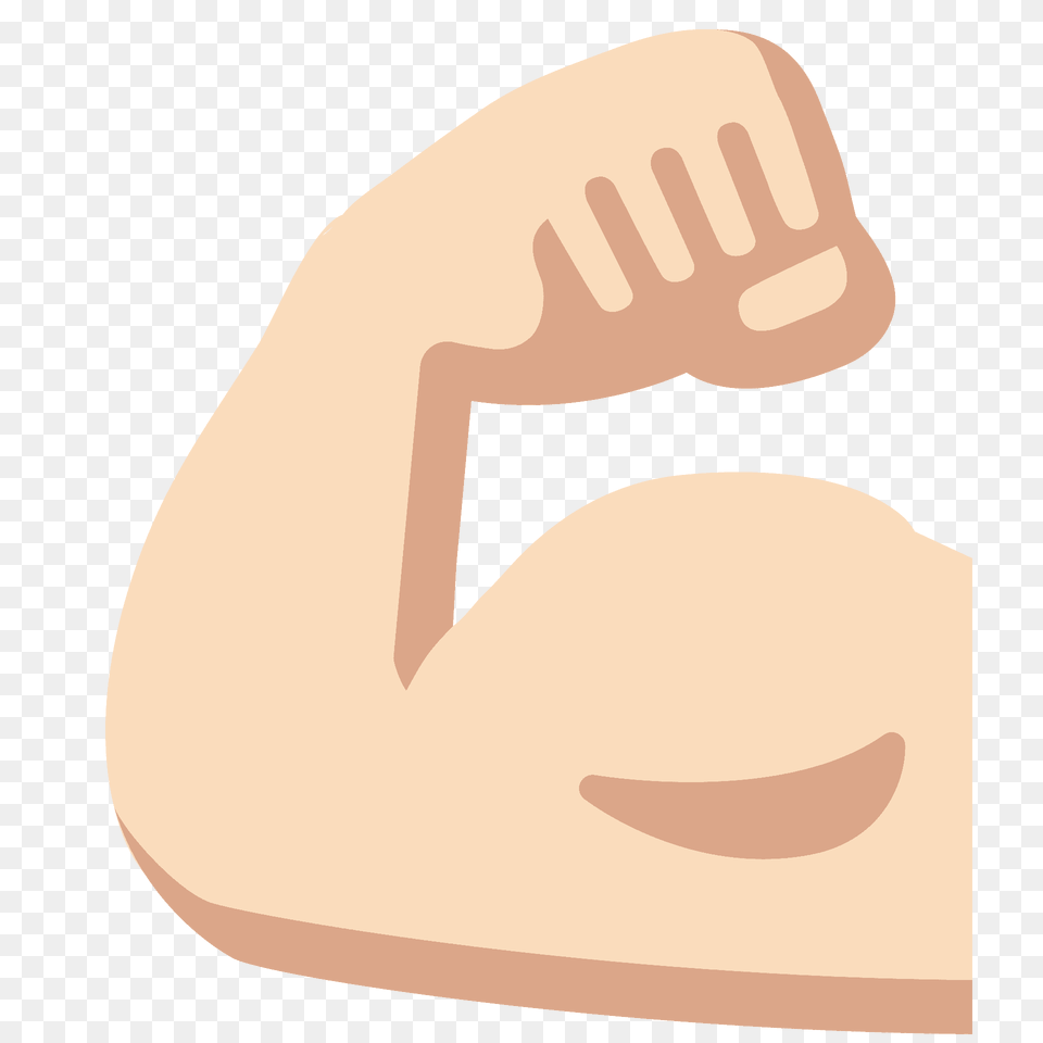 Flexed Biceps Emoji Clipart, Device, Appliance, Electrical Device, Body Part Png Image