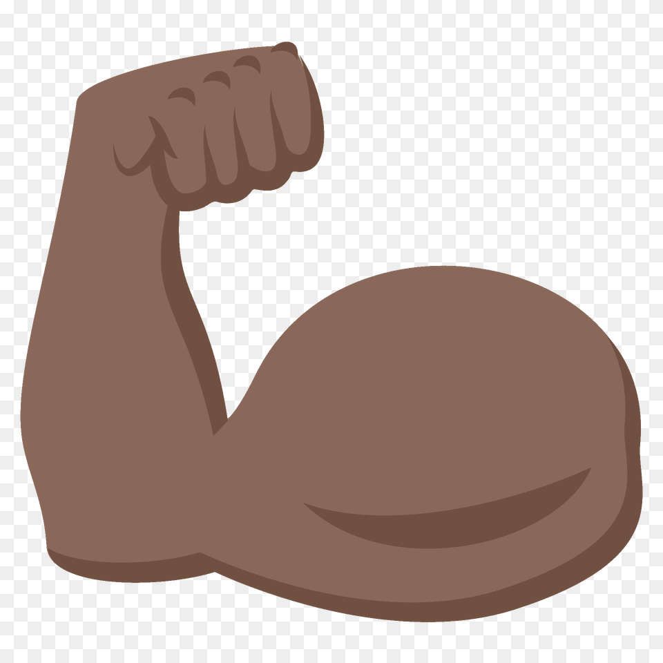 Flexed Biceps Emoji Clipart, Arm, Body Part, Person, Hand Png Image