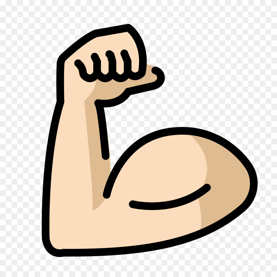 Flexed Biceps Emoji Clipart, Arm, Body Part, Person Free Png Download