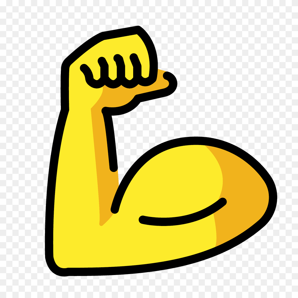 Flexed Biceps Emoji Clipart, Brush, Device, Tool Png
