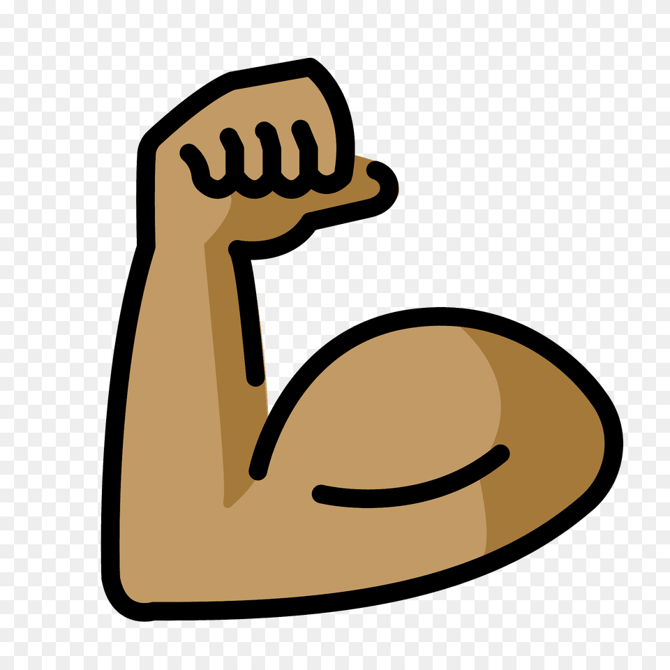 Flexed Biceps Emoji Clipart, Arm, Body Part, Person Free Png Download