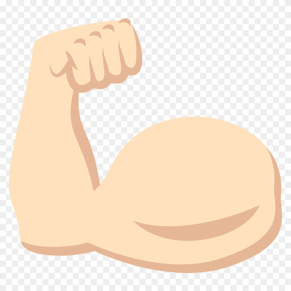 Flexed Biceps Emoji Clipart, Arm, Body Part, Person, Hand Png