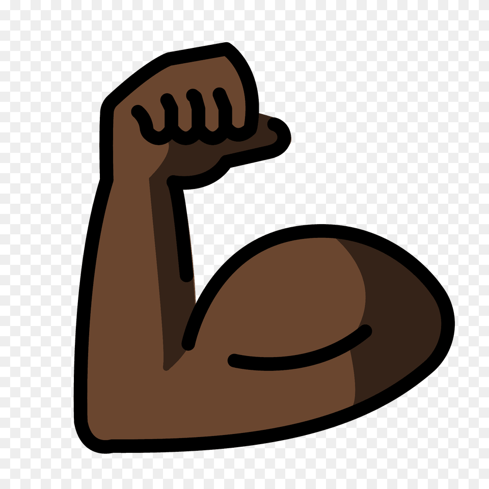 Flexed Biceps Emoji Clipart, Arm, Body Part, Person Free Transparent Png