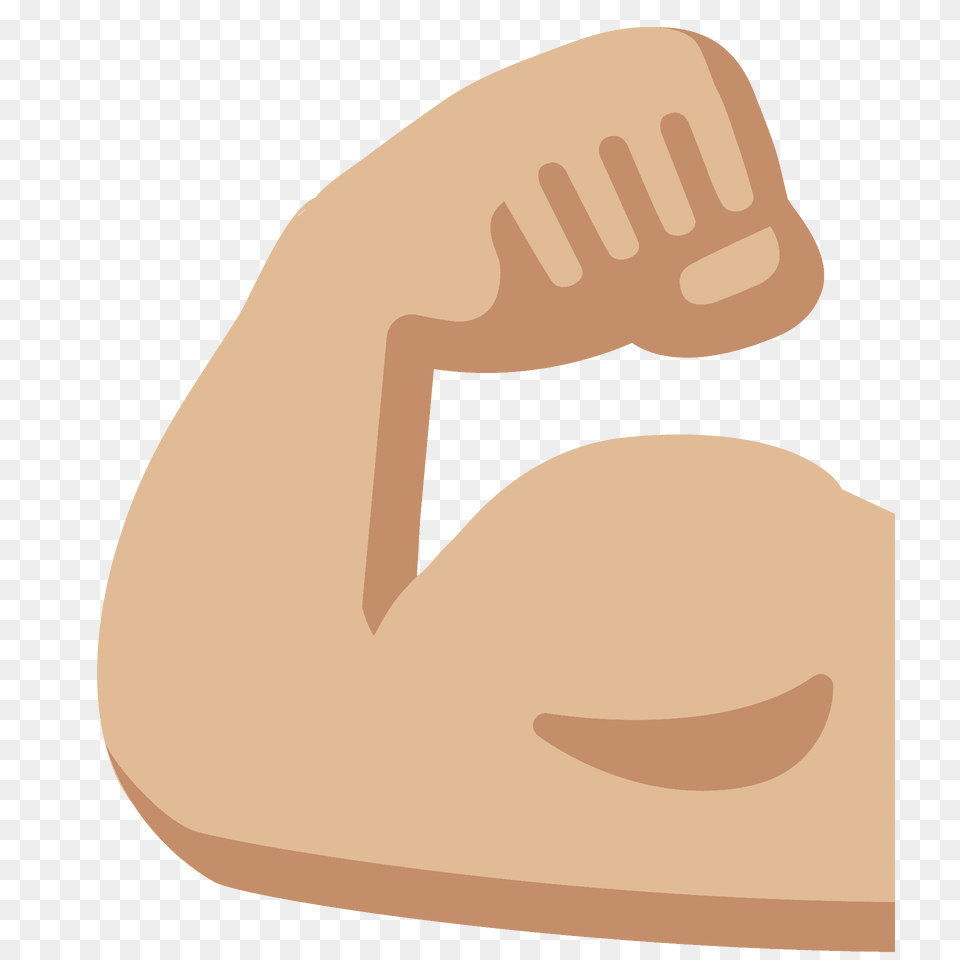 Flexed Biceps Emoji Clipart, Device, Finger, Appliance, Body Part Free Png Download