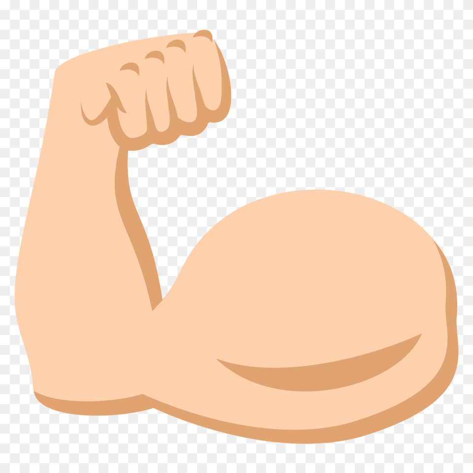 Flexed Biceps Emoji Clipart, Arm, Body Part, Person, Hand Png