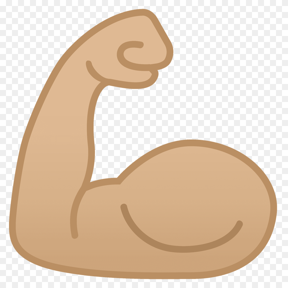 Flexed Biceps Emoji Clipart, Arm, Body Part, Person Free Png