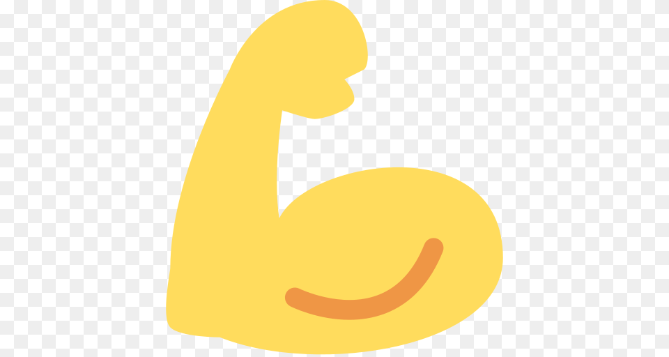 Flexed Biceps Emoji Muscle Emoji, Animal, Bird, Swan Png Image