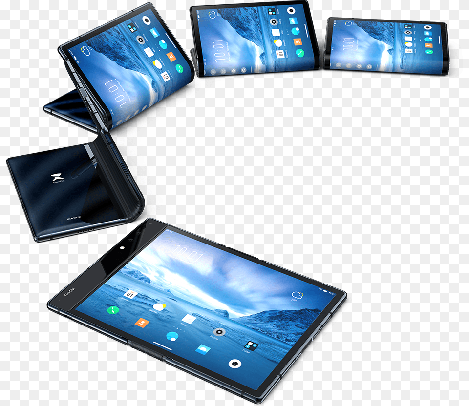 Flexible Display, Computer, Electronics, Tablet Computer, Mobile Phone Png Image