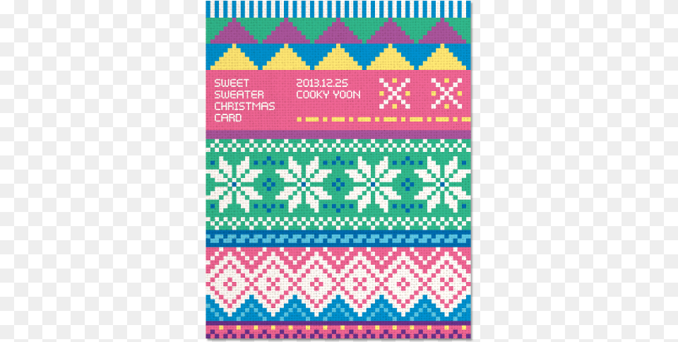 Flexible Knitting Sweater With Santa And His Deers Queen Duvet, Home Decor, Pattern, Quilt, Rug Free Transparent Png