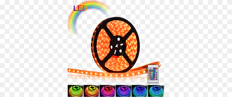 Flexible Multi Color Led Light Strip Flexible Multicolor Stick On Led Strip Indoor Splashproof, Reel, Electronics Png Image