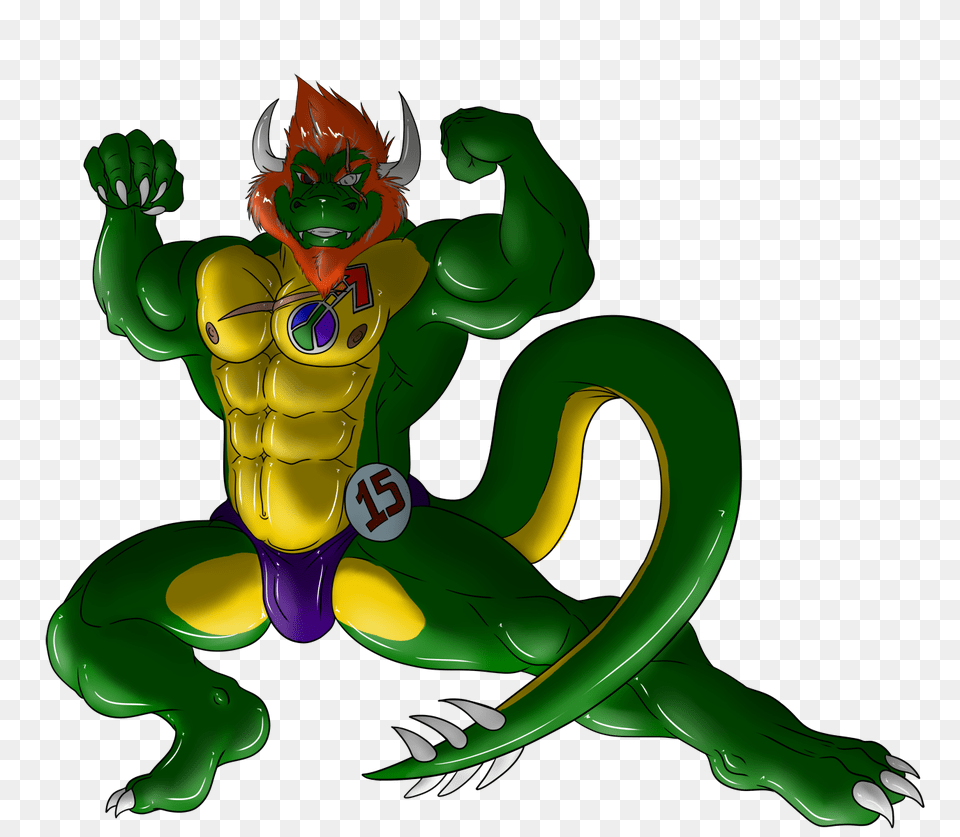 Flexing The Guns, Dragon Png