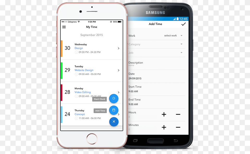 Flexitime Mobile Record Time Timesheet Mobile View, Electronics, Mobile Phone, Phone, Text Png