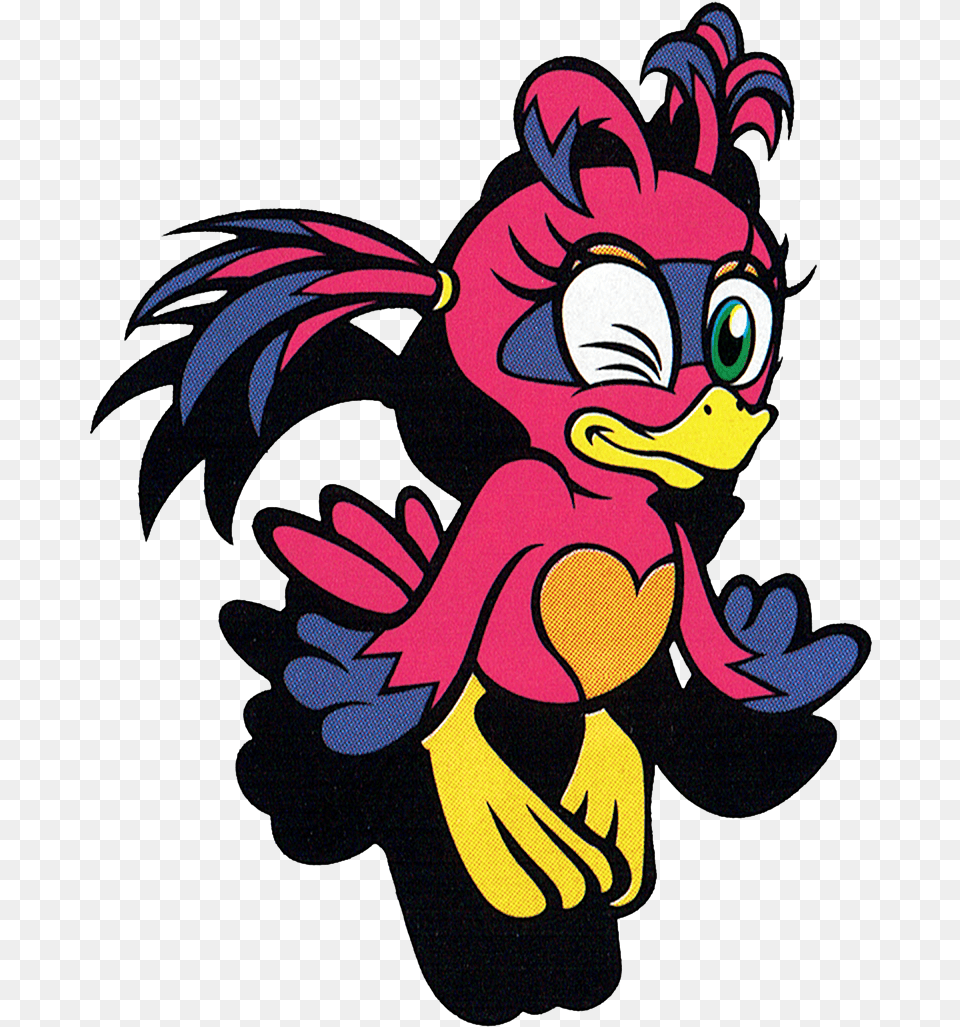Flicky Pink 2 Sonic 3d Blast Flicky, Baby, Person, Art, Graphics Png Image