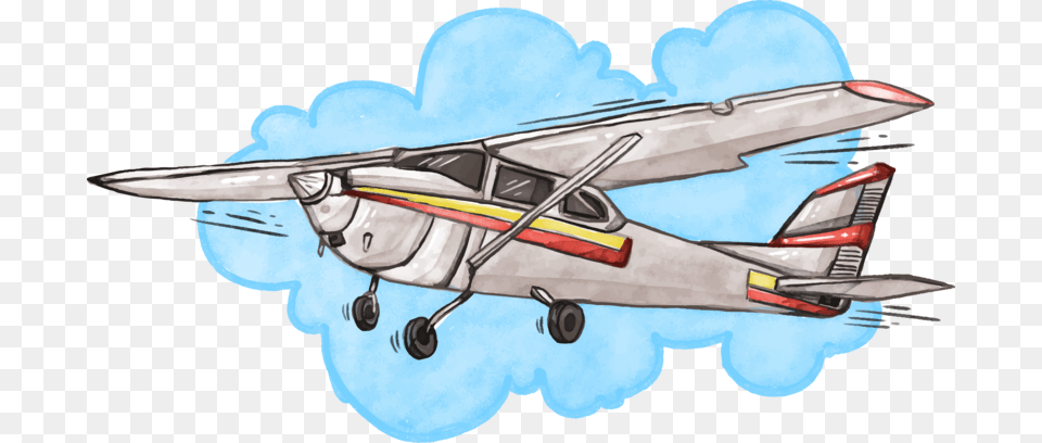 Flight Airplane Cessna 152 Sky Free Clipart Hq Cessna 152 Transparent, Aircraft, Transportation, Vehicle Png Image