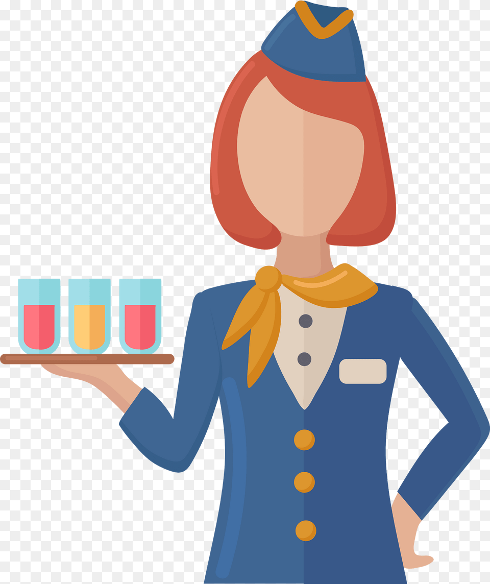 Flight Attendant Clipart, People, Person, Baby, Art Png Image