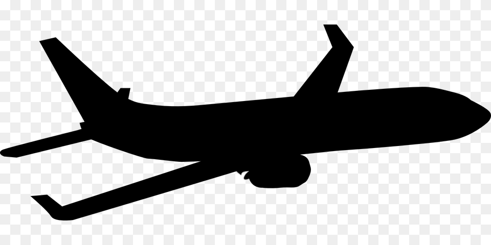 Flight Clipart Plane Outline, Gray Png Image