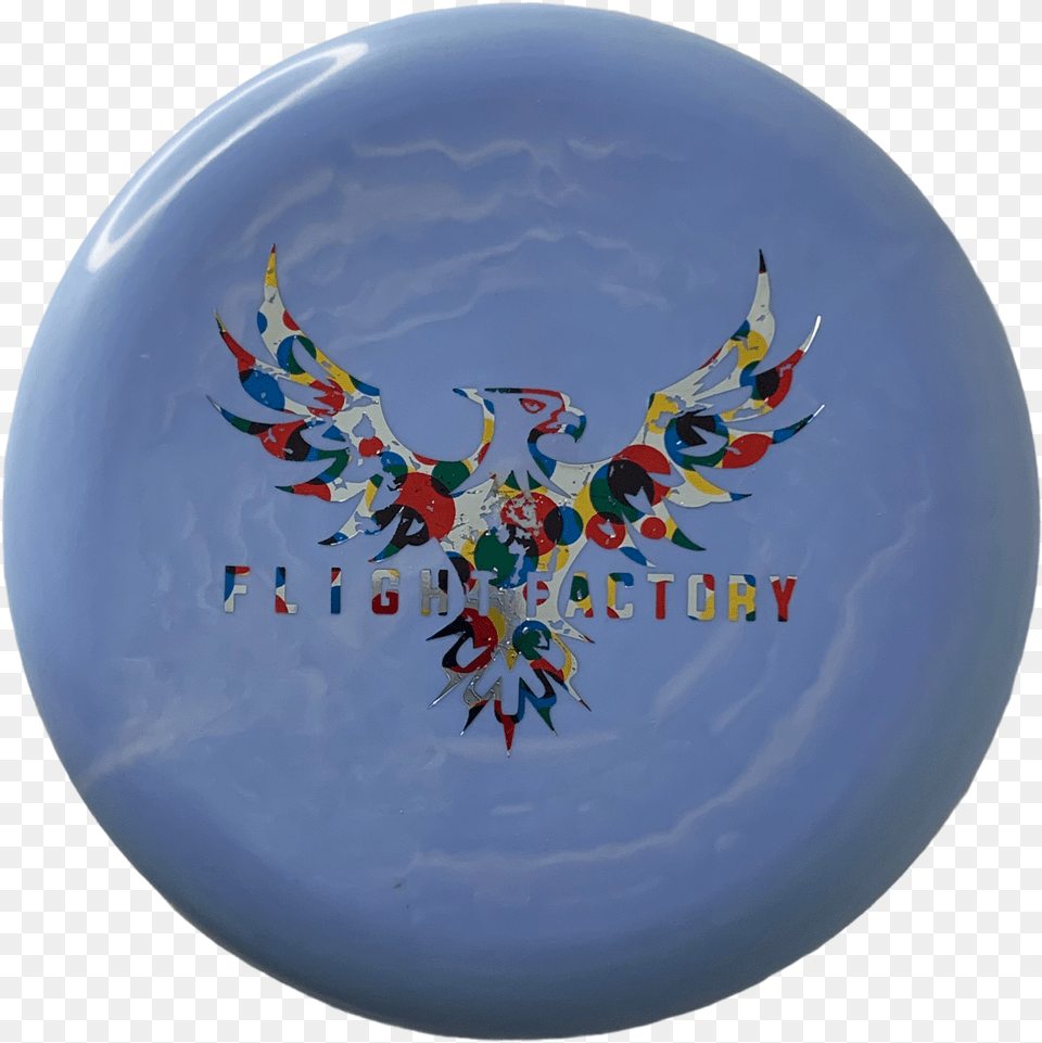 Flight Factory Eagle Legacy Icon Clozer Flight Factory Discs Bird, Plate, Balloon Png Image