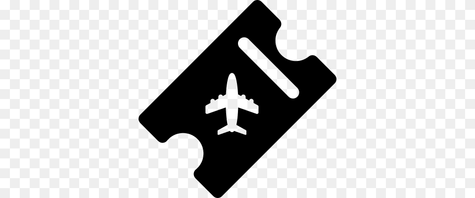 Flight Ticket Vector Flight Ticket Icon, Gray Free Transparent Png