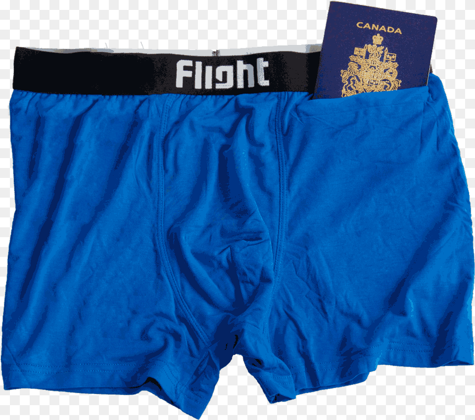 Flight Underwear Travelbloggers Travel Underwear With Pockets, Clothing, Shorts, Swimming Trunks, Document Png Image
