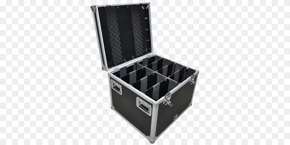 Flightcase With Compartments, Box, Furniture, Cabinet Png Image