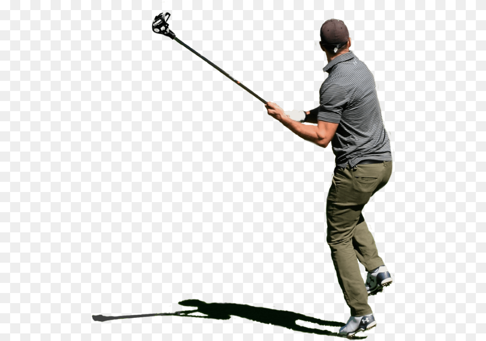 Flinggolf Player Swinging A Flingstickquotstylequotheight Pitch And Putt, Sword, Weapon, Adult, Male Png Image