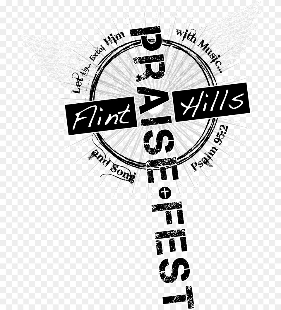 Flint Hills Praisefest 2019, Emblem, Symbol, Logo, Cross Free Png Download