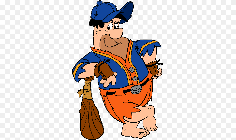 Flintstones Drawing Rubble Fred Flintstone Baseball Fred Flintstone, Adult, Male, Man, Person Png