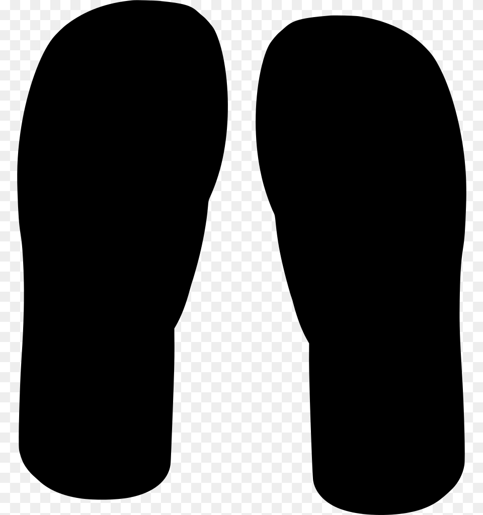Flip Flops, Gray Png Image