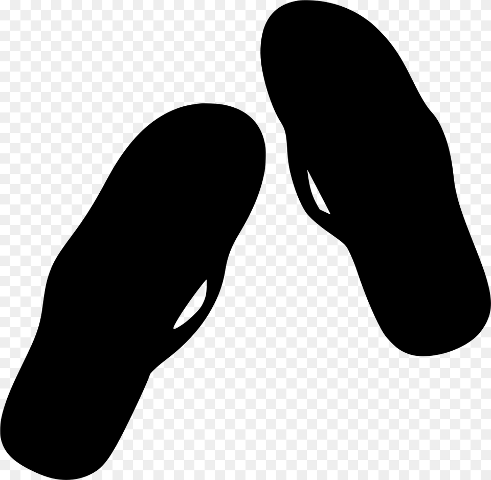 Flip Flops, Gray Png Image