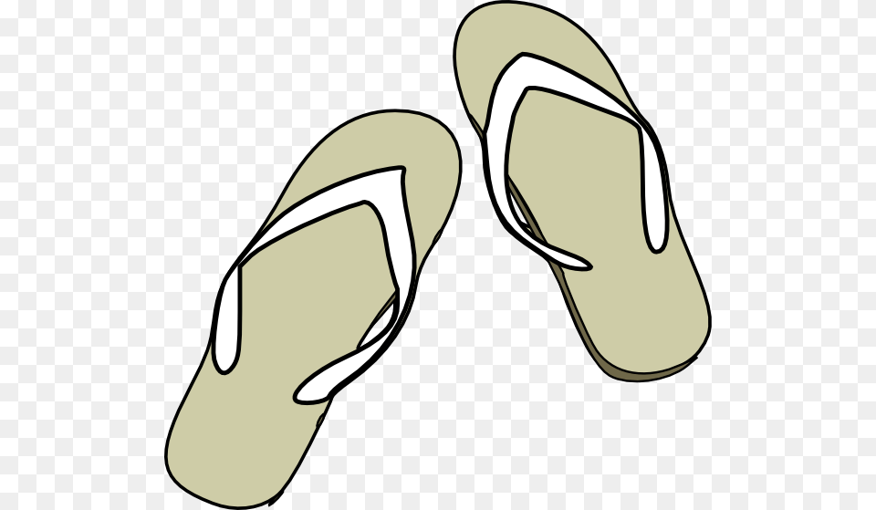 Flip Flops Black White Clip Art, Clothing, Flip-flop, Footwear, Sandal Free Transparent Png