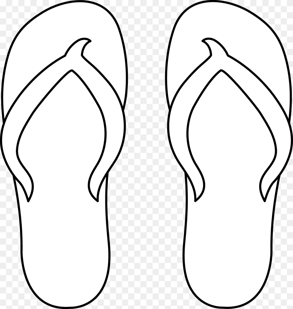 Flip Flops Clipart, Clothing, Flip-flop, Footwear Png Image