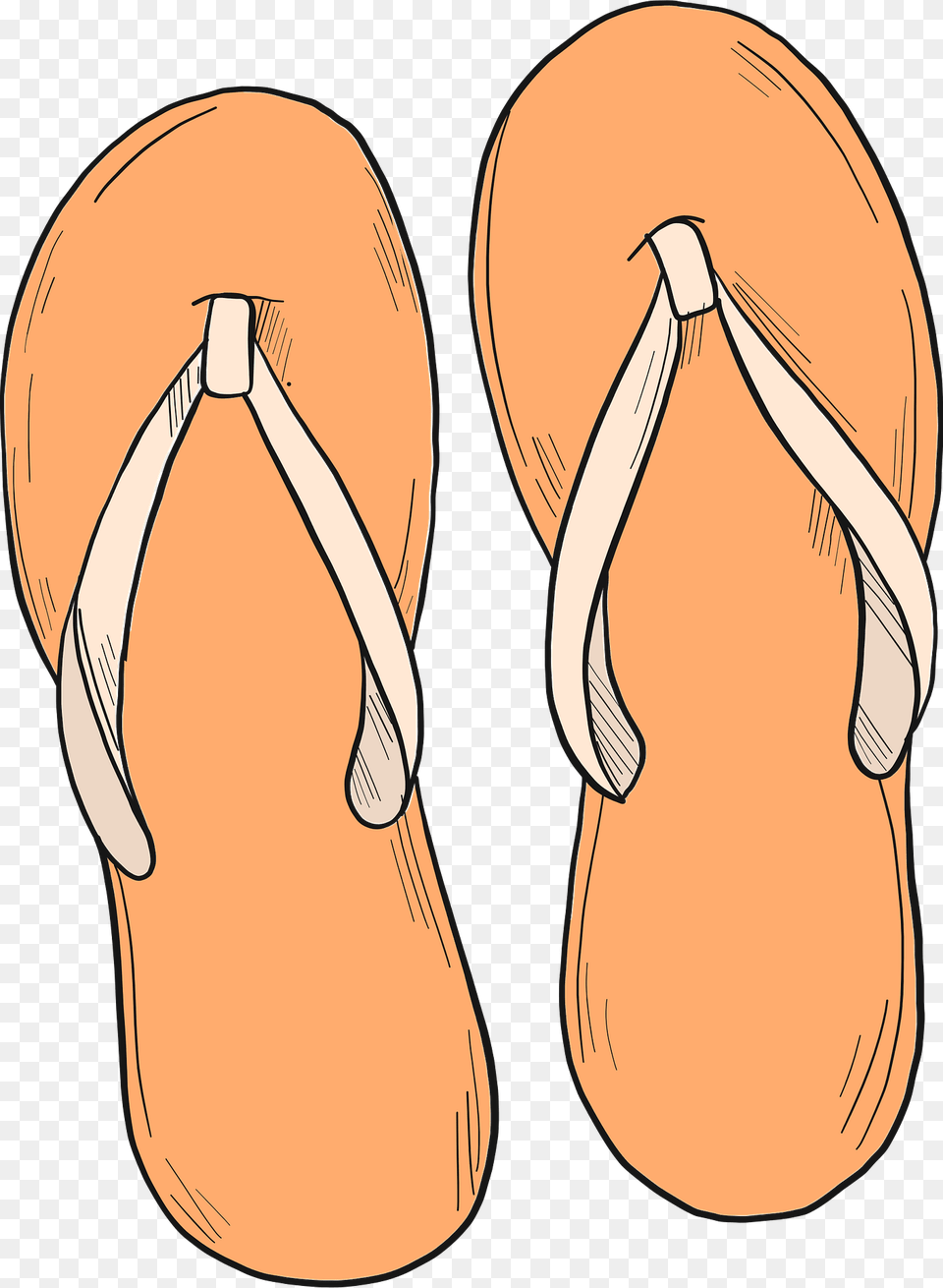 Flip Flops Clipart, Clothing, Flip-flop, Footwear, Animal Free Png Download