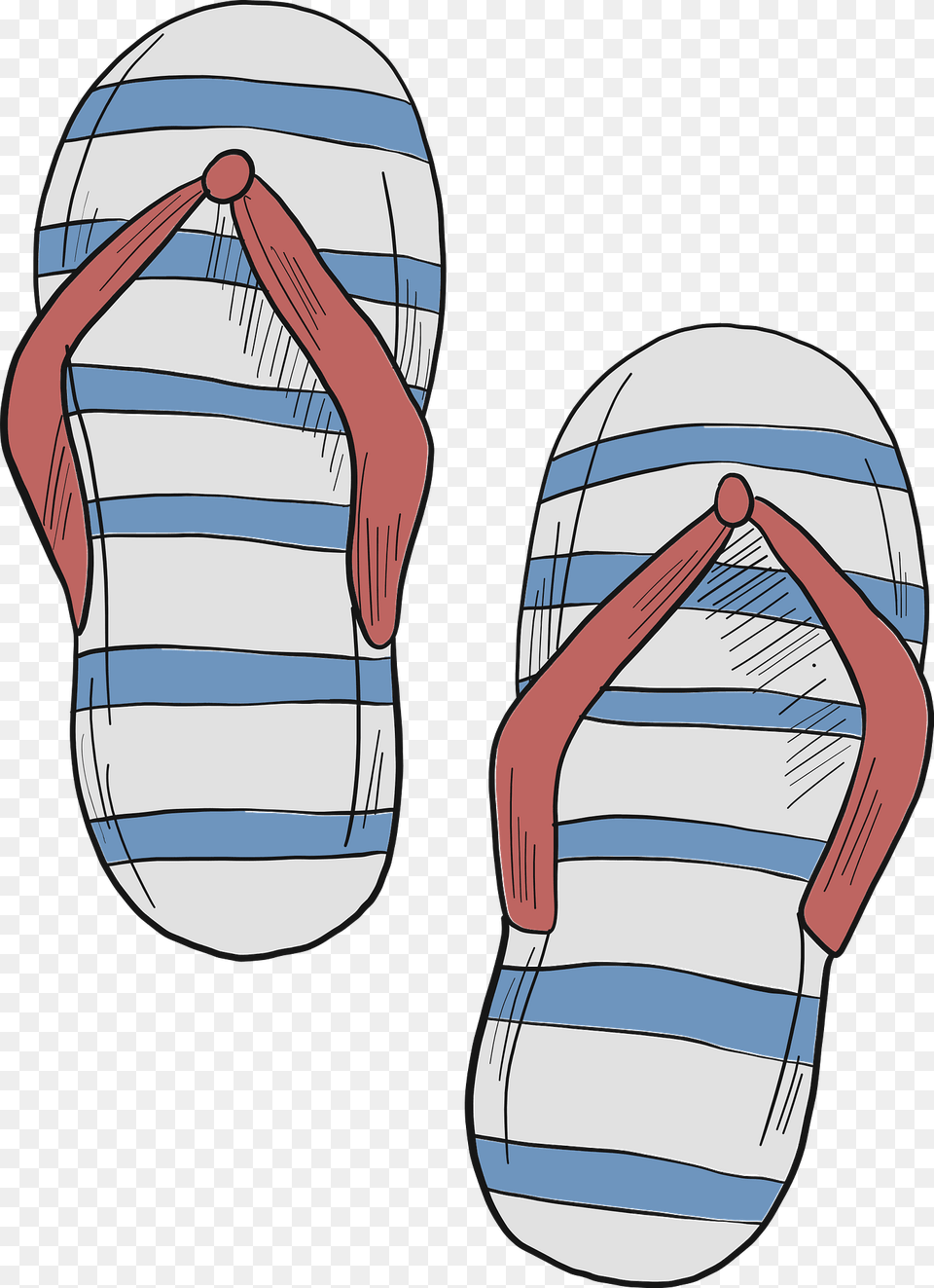 Flip Flops Clipart, Clothing, Flip-flop, Footwear Free Png