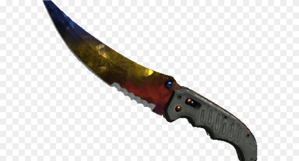 Flip Knife Cs Go Marble Fade, Blade, Dagger, Weapon Png