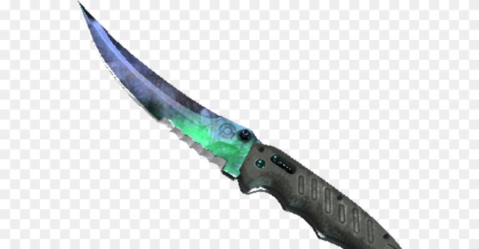 Flip Knife Gamma Doppler, Blade, Dagger, Weapon Free Transparent Png