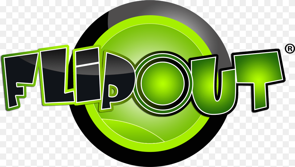 Flip Out Logo Flip Out Sign, Green Free Transparent Png