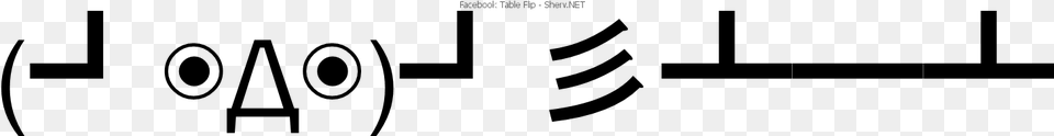 Flip Table Emoji, Gray Free Png Download