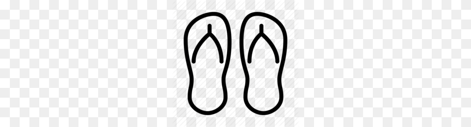 Flipflops Clipart, Clothing, Flip-flop, Footwear, Electronics Free Png