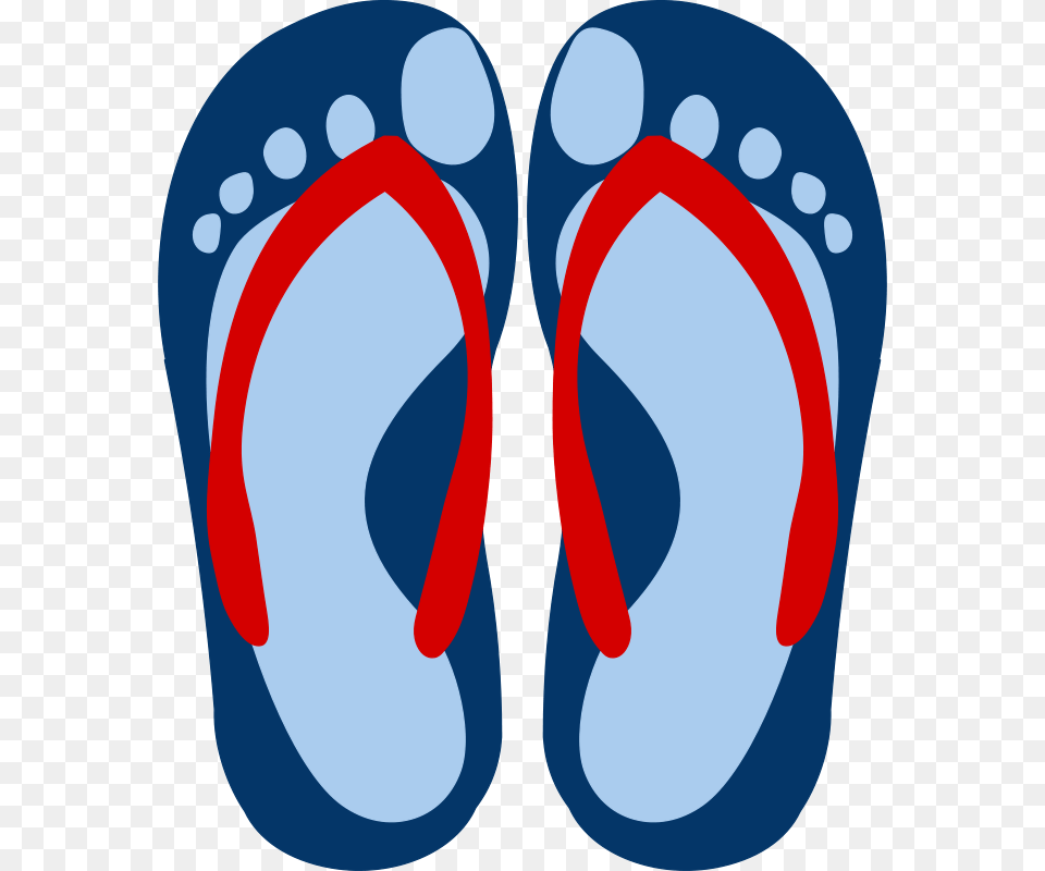Flipflops Footprint, Clothing, Flip-flop, Footwear Png