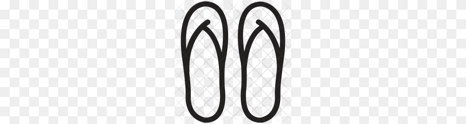 Flipflops Icon, Clothing, Flip-flop, Footwear Free Png Download