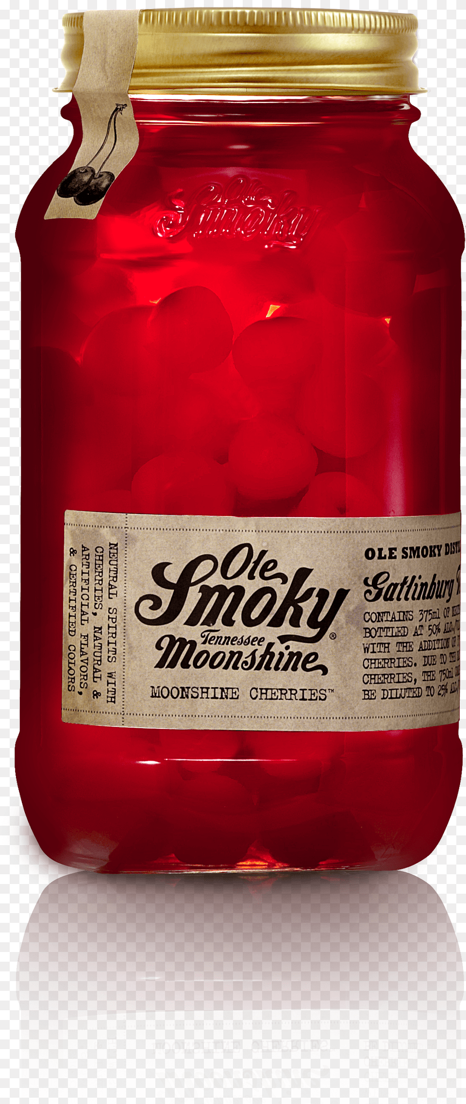 Flirt Away With These Ole Smoky Moonshine Cherries Wine, Jar, Food, Jelly, Ketchup Free Png Download