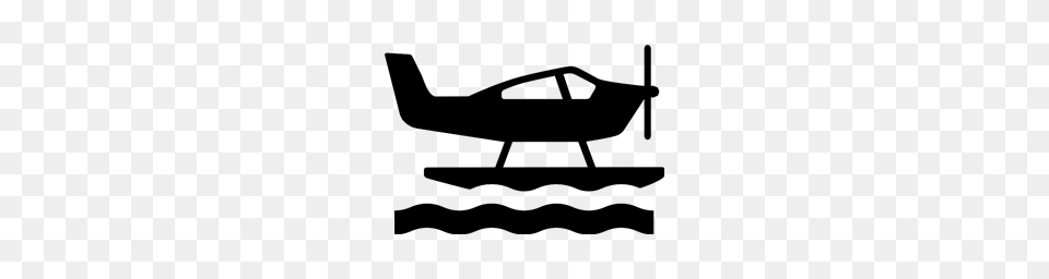 Float Plane Cliparts, Gray Png Image