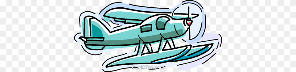Float Plane Single Engine Plane Royalty Vector Clip Art, Aircraft, Airplane, Transportation, Vehicle Free Png