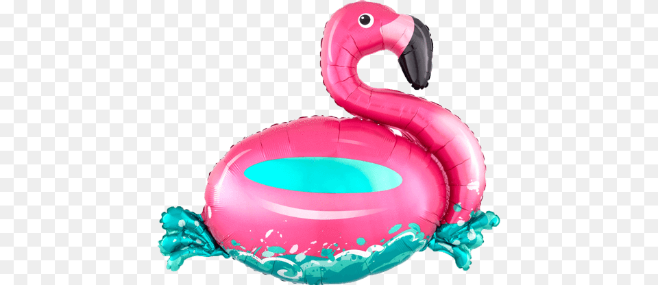 Floating Flamingo Balloon Flamingo Balloon, Animal, Bird Free Png
