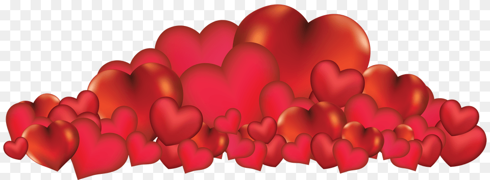 Floating Hearts Clip Art, Flower, Petal, Plant, Heart Png Image